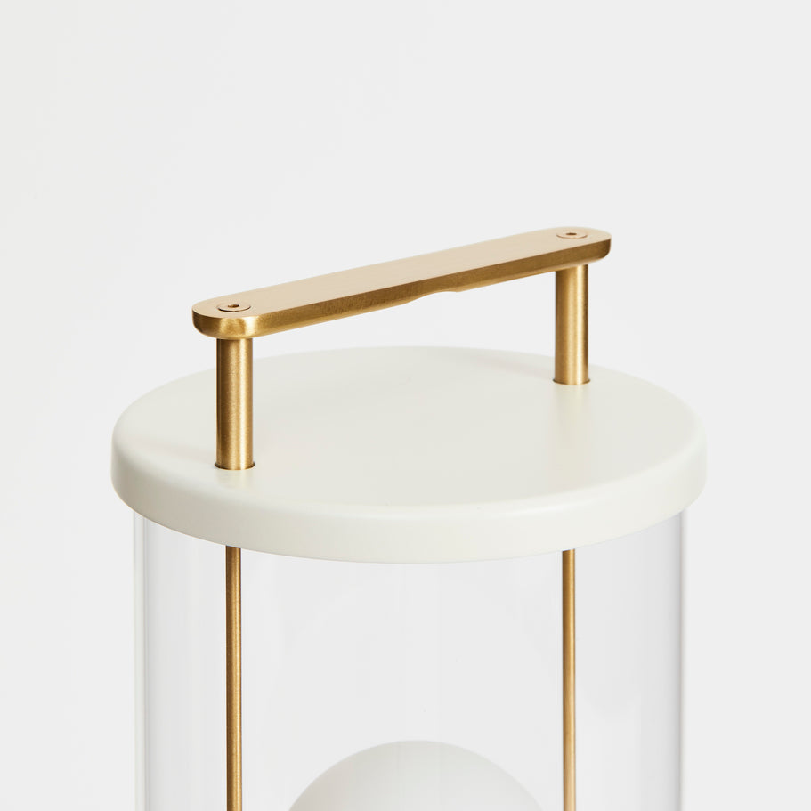 The Muse Portable Lamp | Candlenut White