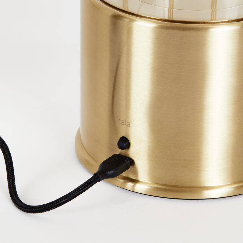 The Muse Portable Lamp | Solid Brass