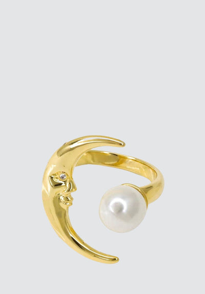 Moon Ring In Gold