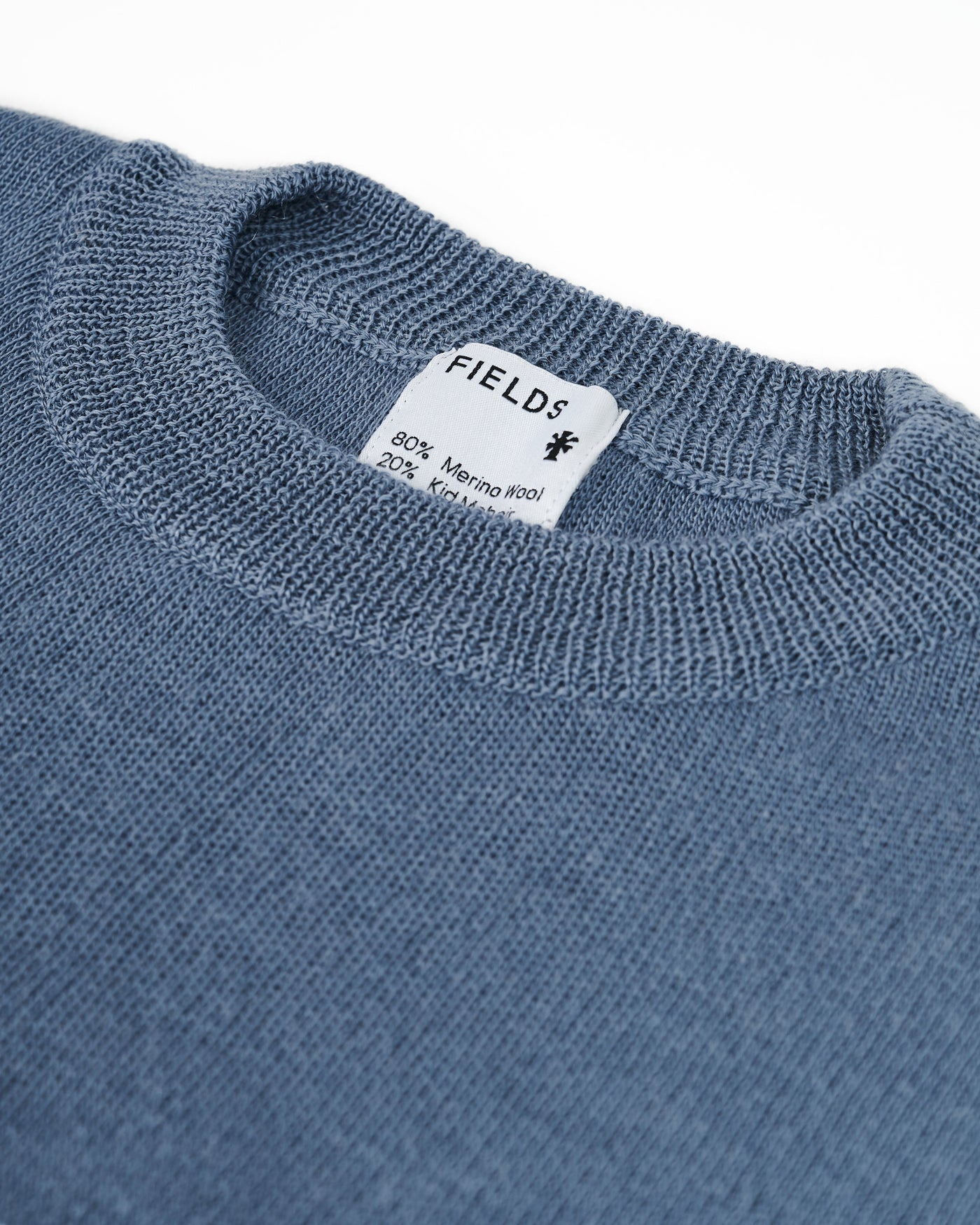Round Neck Knit in Wool & Mohair