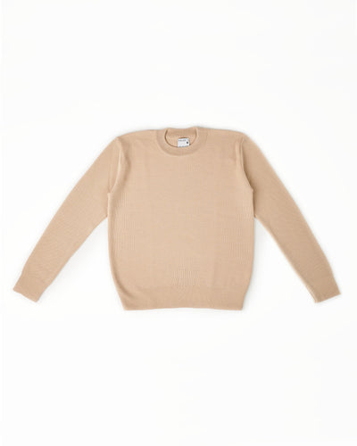Round Neck Knit in Wool & Mohair