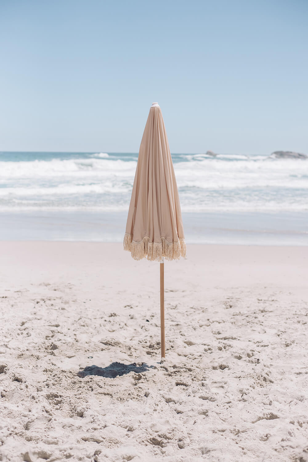 Champagne Beach Umbrella