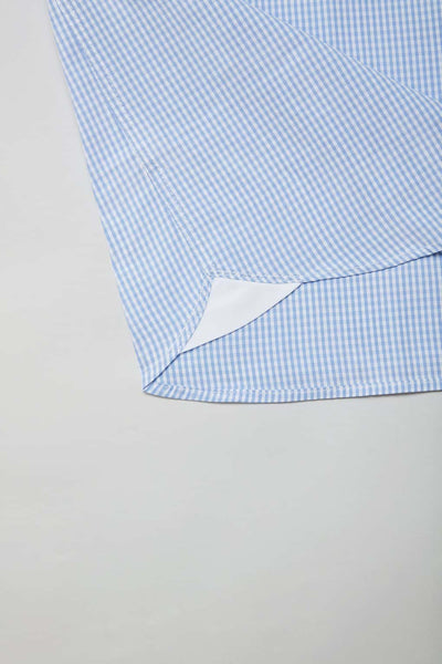 Blue Check Cotton Shirt for Men