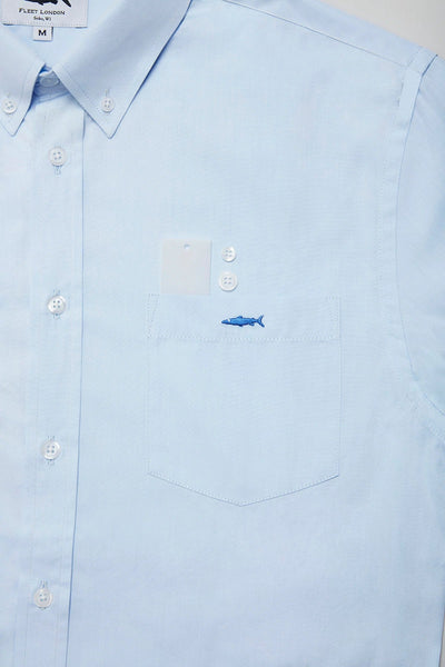 Periwinkle Blue Cotton Shirt for Men