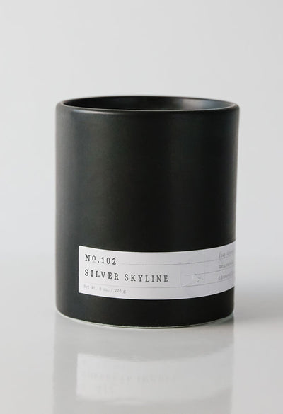 No. 102 Silver Skyline Candle