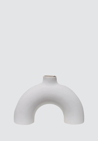Off-White Half Polo Vase