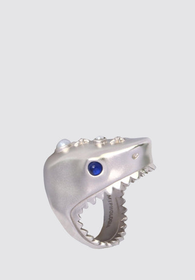 Shark Ring In Silver