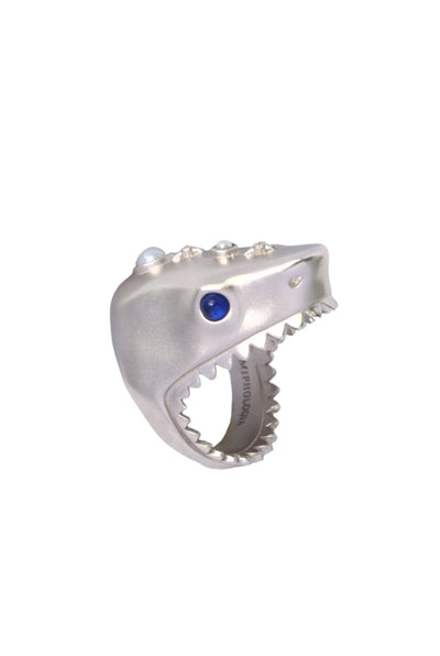 Shark Ring In Silver